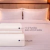 Duvet Hotelero Blanco 300 Hilos 100% Algod n Premium + Fundas Casa LiLe