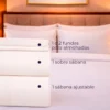 Juego de S banas Hoteleras 100% Algod n 300 Hilos Blancas Casa LiLe