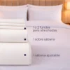 Juego de S banas Hoteleras 300 Hilos Premium Blancas Casa LiLe
