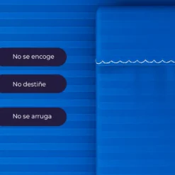 Juego de S banas Premium Azul Rey Casa LiLe