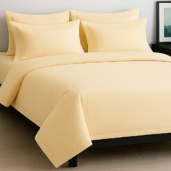 Juego de sábanas algodón beige