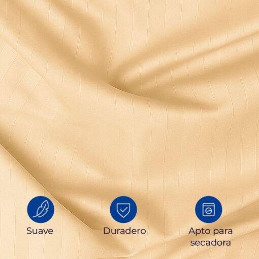 Juego de duvet más plumón beige luxury