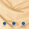 Juego de duvet premium beige Casa LiLe