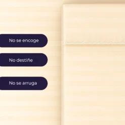 Juego de S banas Premium Beige Casa LiLe