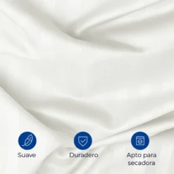 Combo juego de duvet blanco luxury + plum n Casa LiLe