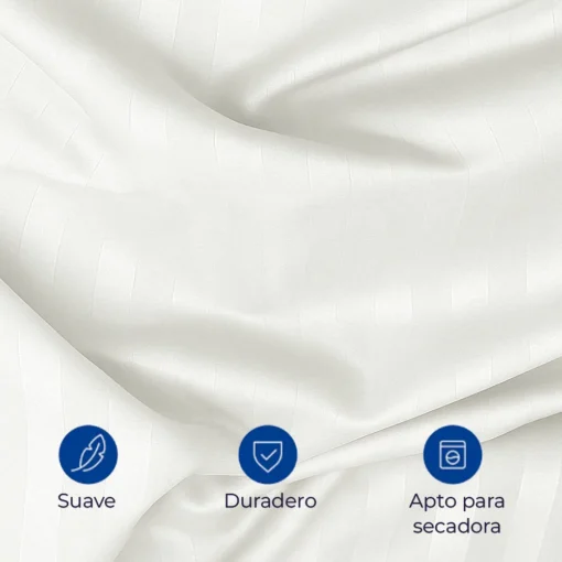 Combo juego de duvet blanco luxury + plum n Casa LiLe