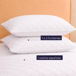 Colcha Espa ola Microembosada Blanca Casa LiLe