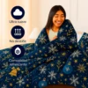 Edred n Navide o Estrella de Noche Buena Dise o Doble Faz Casa LiLe