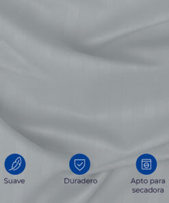 Juego de duvet gris claro