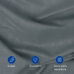 Juego de duvet gris oscuro