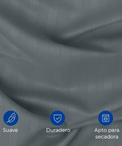 Juego de duvet gris oscuro