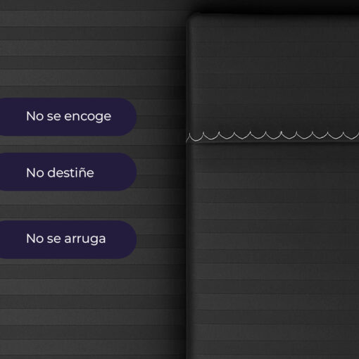 Juego de sábanas premium gris oscuro