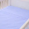 Juego de s banas azul con bordado para cunas Casa LiLe