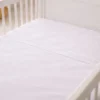 Juego de s banas blanco con bordado blanco para cuna Casa LiLe