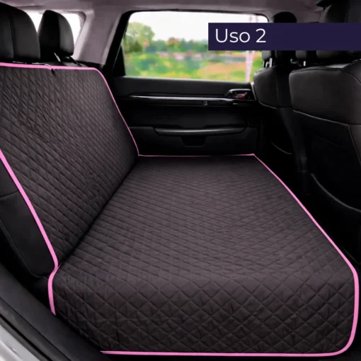 Protector impermeable para silla trasera o ba l 3 en 1 borde rosado Casa LiLe