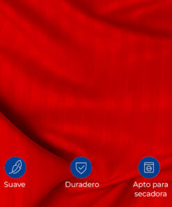 Juego de duvet rojo