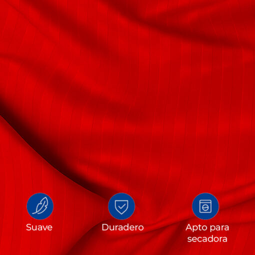 Juego de duvet rojo