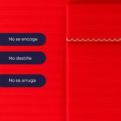 Juego de S banas Premium Rojo Casa LiLe