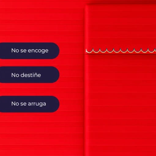 Juego de S banas Premium Rojo Casa LiLe