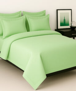 Juego de sabanas verde manzana