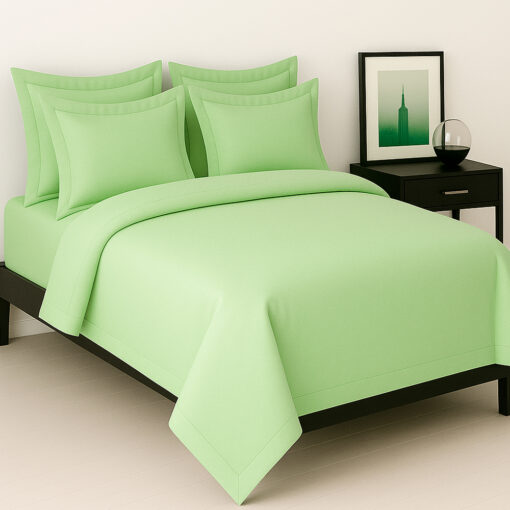 Juego de sabanas verde manzana