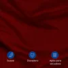 Juego de duvet premium vinotinto Casa LiLe