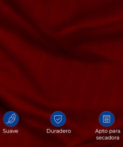 Juego de duvet vinotinto