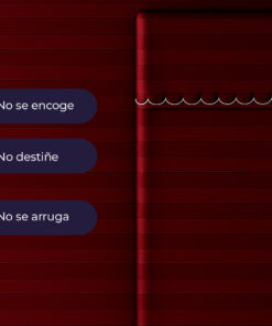 Juego de sábanas premium vinotinto