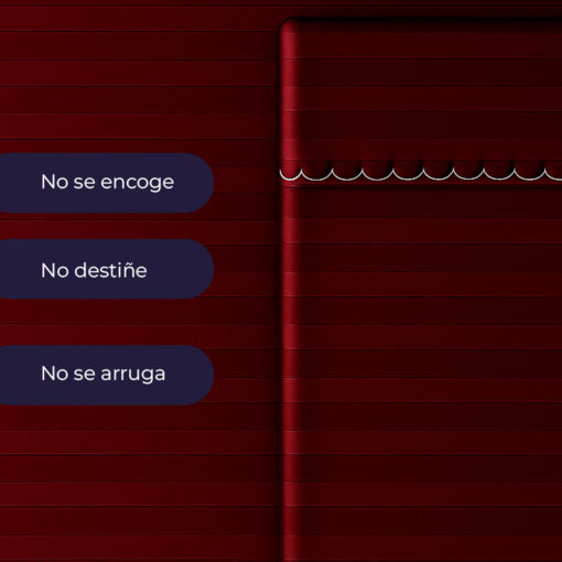 Juego de sábanas premium vinotinto