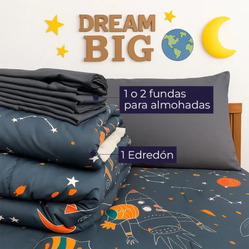 Edred n Infantil Astronauta Dream Big Casa LiLe