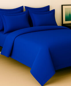 Juego de sábanas azul rey