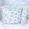 Bumper para Cuna Polialgod n Flores 144 Hilos Casa LiLe