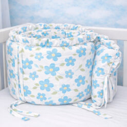 Alternative view of Bumper para Cuna Polialgodón Flores 144 Hilos