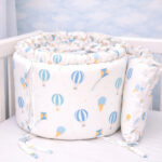Bumper para Cuna Polialgodón Globos 144 Hilos