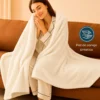 Cobija piel de conejo sint tica beige Tipo B (Con Imperfecciones) Casa LiLe
