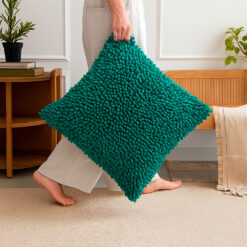 Alternative view of Cojín Decorativo Teddy Turquesa