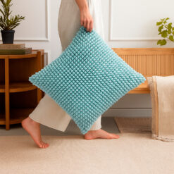 Alternative view of Cojín Decorativo Teddy Aqua