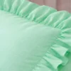 Coj n para beb verde con boleros de 144 hilos Casa LiLe