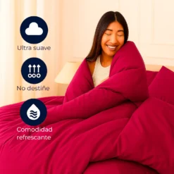 Juego de duvet uva de poli ster Casa LiLe