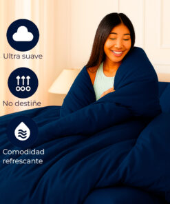 Juego de duvet azul noche
