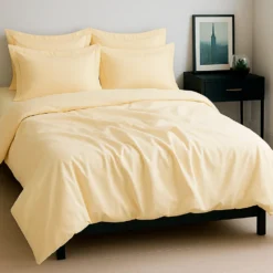 Combo Juego de Duvet en Algod n 400 Hilos Beige + Plum n Casa LiLe
