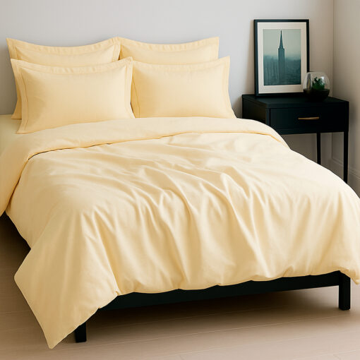 Juego de duvet algodón beige