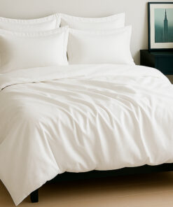 Juego de duvet algodón blanco