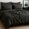 Combo Juego de Duvet en Algod n 400 Hilos Gris + Plum n Casa LiLe