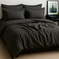 Juego de Duvet Algod n Gris 400 hilos Casa LiLe