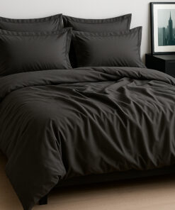 Juego de duvet algodón gris