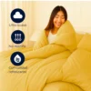 Combo: juego de duvet oro + plum n Casa LiLe