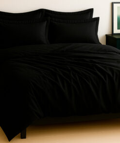 Juego de duvet algodón negro