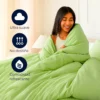 Juego de duvet verde manzana de poli ster Casa LiLe