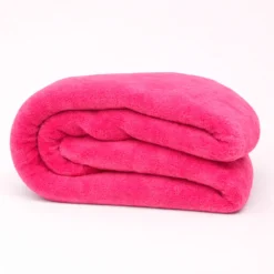 Cobija piel de conejo sint tica Fucsia Casa LiLe